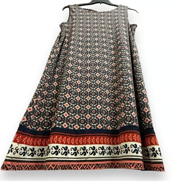 Magnolia Grace Women’s Size XL Multi Color Floral Stretch A-line Dress - Picture 5 of 8